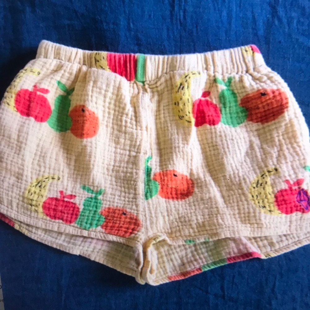 Fruit Print Kids Shorts